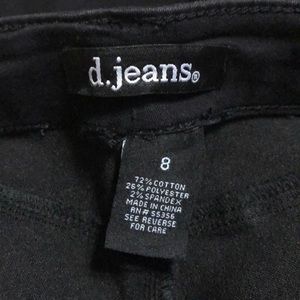 Jeans - d. jeans size 8 black skinny Jeans - d. jeans size 8 black skinny